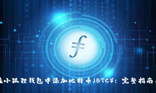 如何在小狐狸钱包中添加比特币（BTC）: 完整指南与技巧